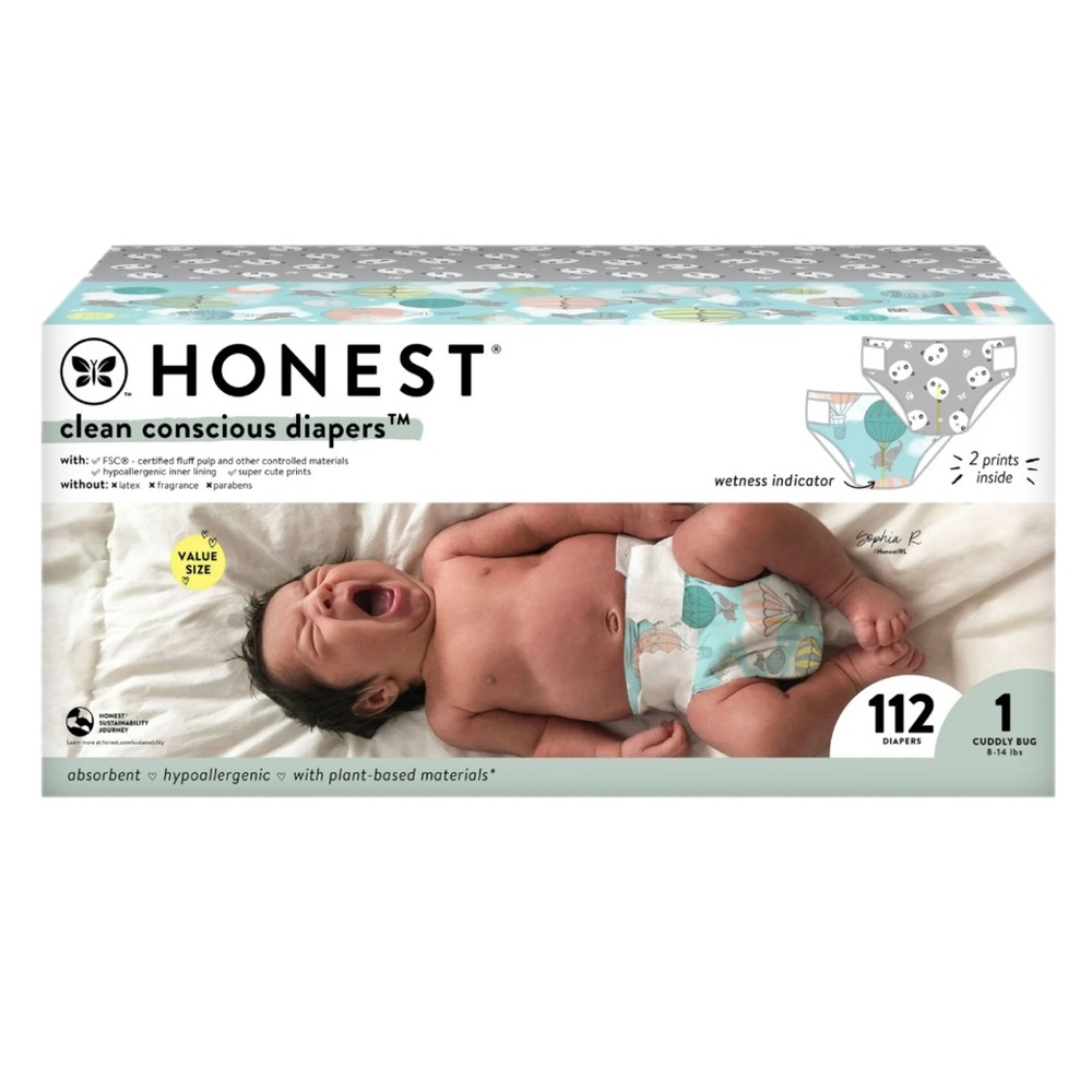 NEW!!! Honest Baby Diapers